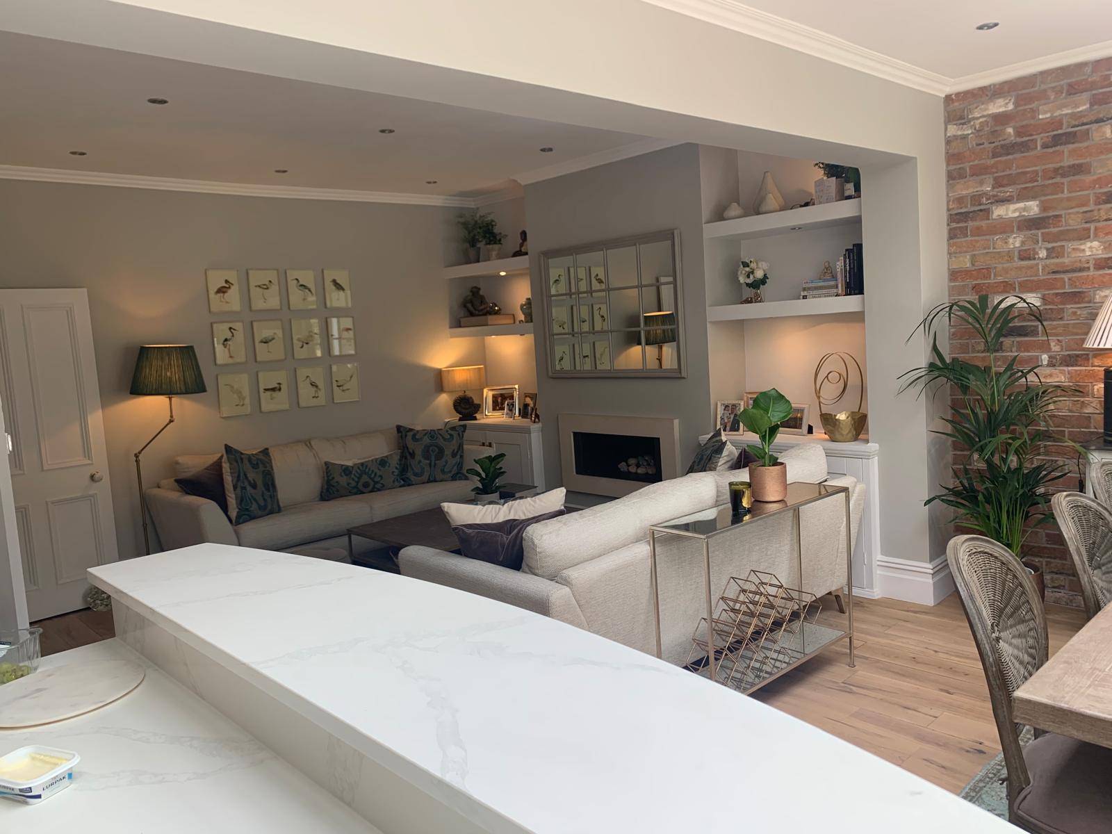 Finished living space for renovation planning — Suddeco Homes project archive